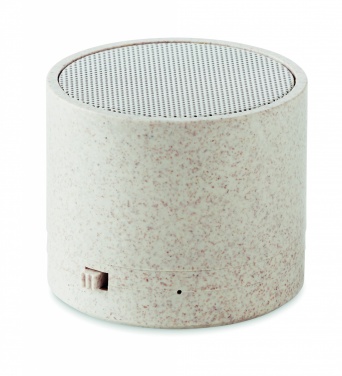 Logotrade promotional gifts photo of: 3W speaker in wheat straw/ABS