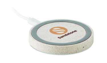 Logo trade promotional giveaway photo of: Wheat straw/ABS charger 5W