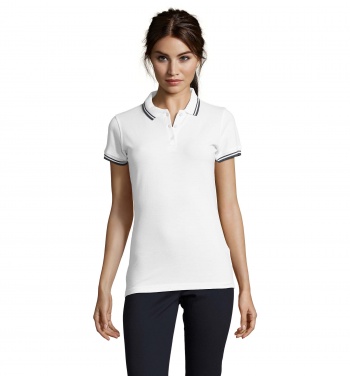 Logo trade promotional item photo of: PASADENA women polo 200g