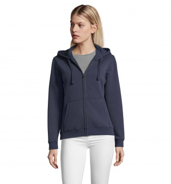Logotrade advertising product image of: SPIKE WOMEN ZIP HOOD SWEAT