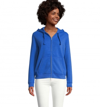 Logotrade corporate gift picture of: SPIKE WOMEN ZIP HOOD SWEAT