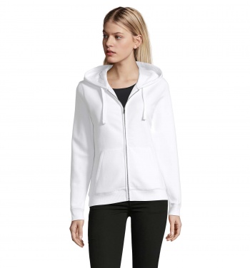 Logo trade corporate gifts picture of: SPIKE WOMEN ZIP HOOD SWEAT