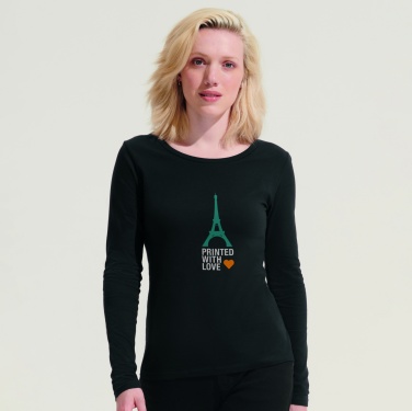 Logo trade promotional merchandise picture of: MAJESTIC LG SLEEVE T-SHIRT