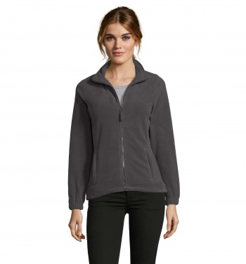 Logo trade corporate gifts picture of: NORTH WOMEN ZIPPED FLEECE