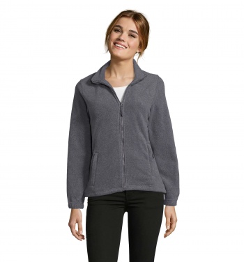Logo trade promotional items image of: NORTH WOMEN ZIPPED FLEECE