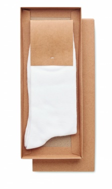 Logo trade corporate gifts picture of: Pair of socks in gift box L