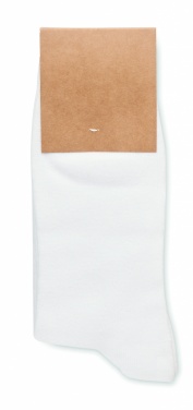 Logo trade promotional giveaway photo of: Pair of socks in gift box L