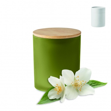 Logo trade business gifts image of: Plant based wax candle 120 gr