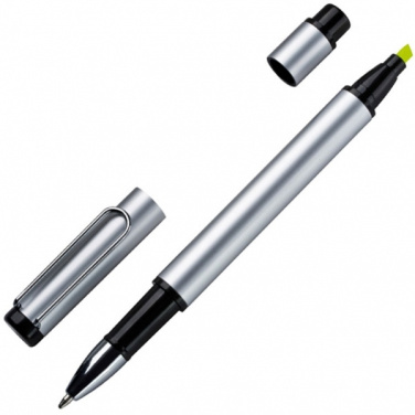 Logo trade promotional product photo of: Metal duo pen GETAFE