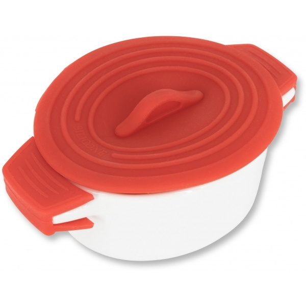 Logo trade promotional products picture of: Porcelain pot with silicone lid DELHI