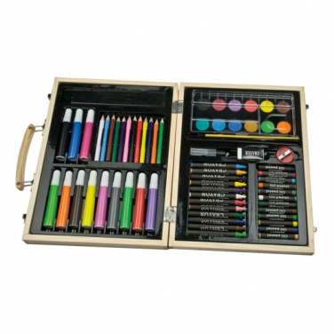 Logo trade promotional item photo of: Big wooden painting set MAXI