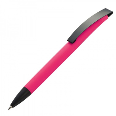 Logotrade advertising product picture of: Metal ballpen soft touch BRESCIA