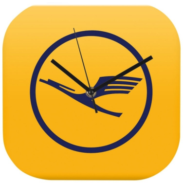 Logotrade promotional gift image of: Wall clock with all over clock face BEL AIR