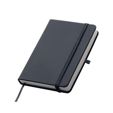 Logo trade promotional giveaways picture of: A6 note book LUBECK
