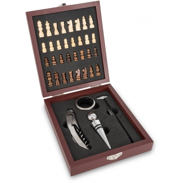 Logotrade promotional item picture of: Chess wine set SAN GIMIGNANO