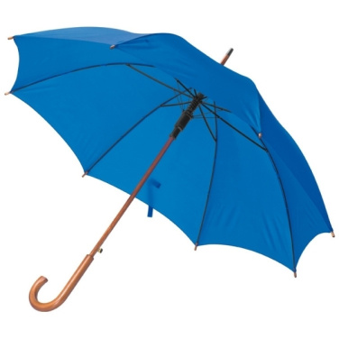 Logo trade promotional merchandise photo of: Wooden automatic umbrella NANCY