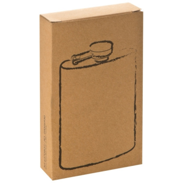 Logotrade advertising product image of: Stainless steel hip flask FRESNO 104 ml
