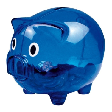 Logo trade business gifts image of: Piggy bank LEICESTER