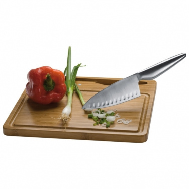 Logo trade promotional merchandise picture of: Cutting board with knife MANTOVA