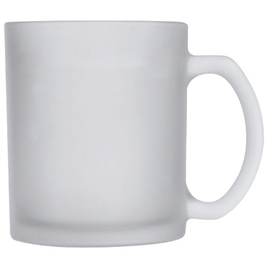 Logotrade promotional merchandise image of: Glass coffee mug GENEVA 300 ml