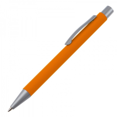 Logo trade business gifts image of: Metal ballpen soft touch ABU DHABI
