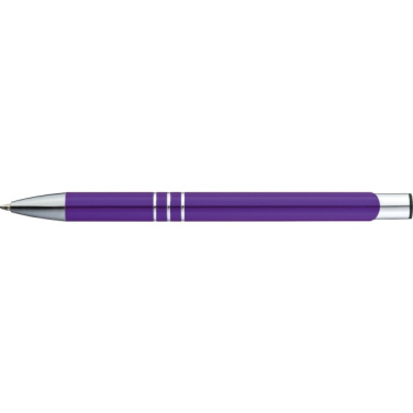 Logo trade advertising product photo of: Metal ballpen ASCOT