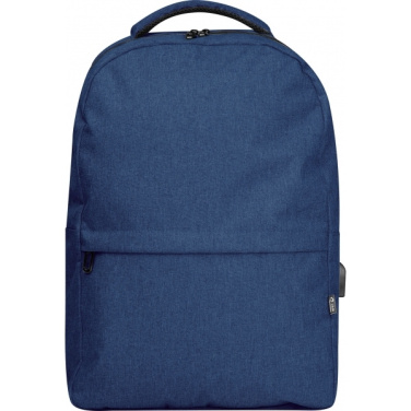 Logo trade promotional gift photo of: rPET backpack RIMINI