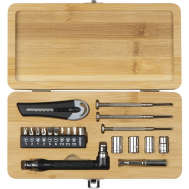 Logo trade promotional items picture of: 22-piece tool set BERINGEN