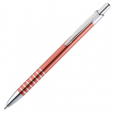 Logo trade promotional merchandise image of: Metal ballpen ITABELA