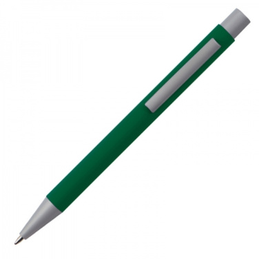 Logo trade promotional merchandise photo of: Metal ballpen soft touch ABU DHABI