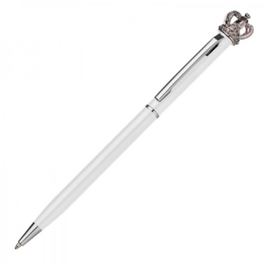 Logo trade promotional merchandise image of: Metal ballpen KINGS PARK