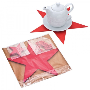 Logo trade business gifts image of: Felt star set KARLSTAD