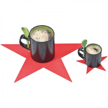 Logo trade promotional giveaways picture of: Felt star set KARLSTAD
