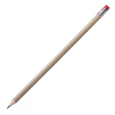 Logotrade promotional merchandise picture of: Pencil with eraser HICKORY
