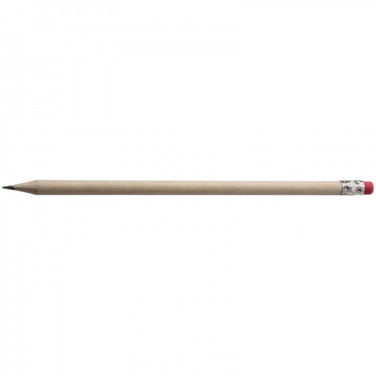 Logotrade corporate gifts photo of: Pencil with eraser HICKORY