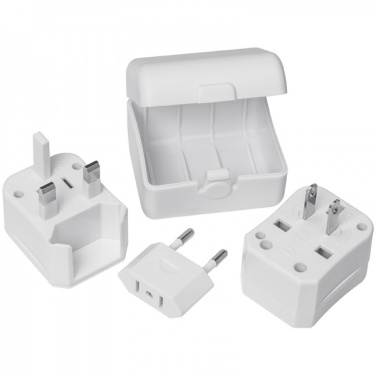 Logo trade promotional item photo of: Travel adapter PERU