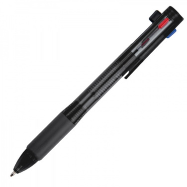 Logo trade promotional gifts image of: Plastic ballpen 4in1 NEAPEL