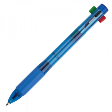 Logo trade promotional items picture of: Plastic ballpen 4in1 NEAPEL