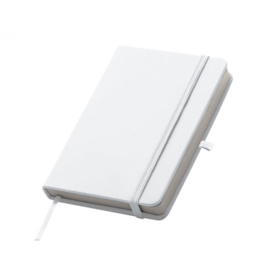 Logo trade promotional giveaway photo of: A6 note book LUBECK
