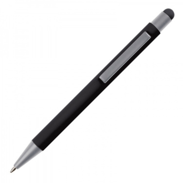 Logo trade advertising products picture of: Metal ballpen touch pen soft touch SALT LAKE CITY