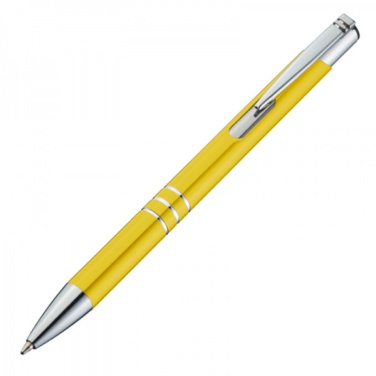 Logo trade business gifts image of: Metal ballpen ASCOT