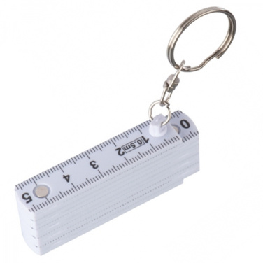 Logo trade advertising products image of: Keyring with 0,5m ruler