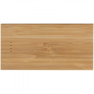 Logotrade corporate gift picture of: Bamboo power bank KATOWICE