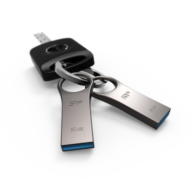 Logotrade promotional item image of: Pendrive 3.0 Silicon Power JEWEL J80 TITANIUM 16GB