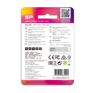 Logo trade promotional item photo of: Pendrive Silicon Power Blaze B06 3.0