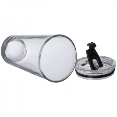 Logotrade promotional items photo of: Glass mug with lid WATTENSCHEID 400 ml