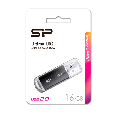 Logo trade promotional gifts image of: Pendrive Silicon Power Ultima U02 2.0