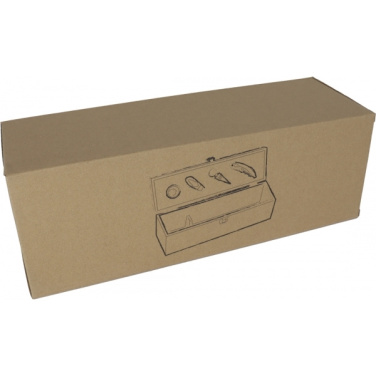 Logotrade promotional gifts photo of: Wooden wine box SAINT-ETIENNE