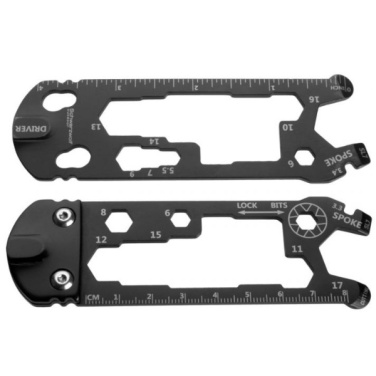 Logotrade promotional items photo of: Bike tools INARI Schwarzwolf