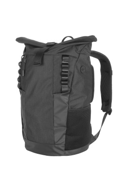 Logotrade promotional giveaways photo of: Rolltop backpack ELBERT Schwarzwolf
